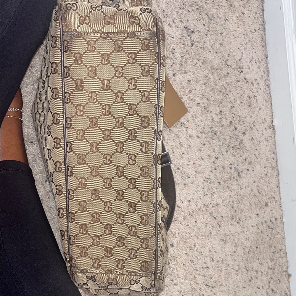 Gucci Beige and Brown GG Baby Bag - Picture 5 of 8